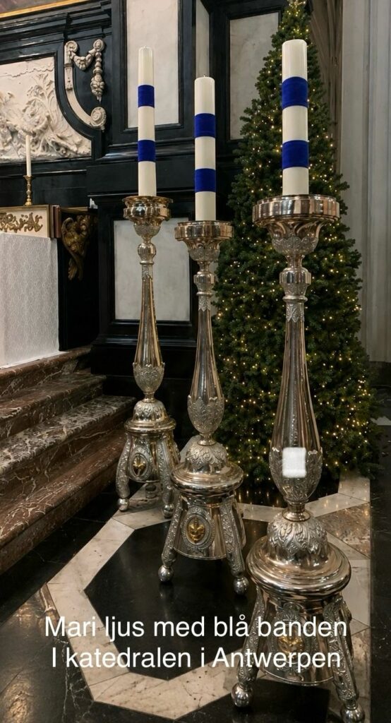 Marianska ljus i Antwerpens katedral