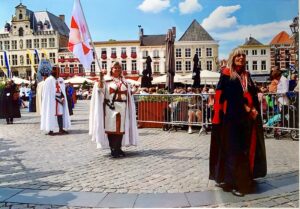 Procession of Mary in Bergen op Zoom, Netherlands
