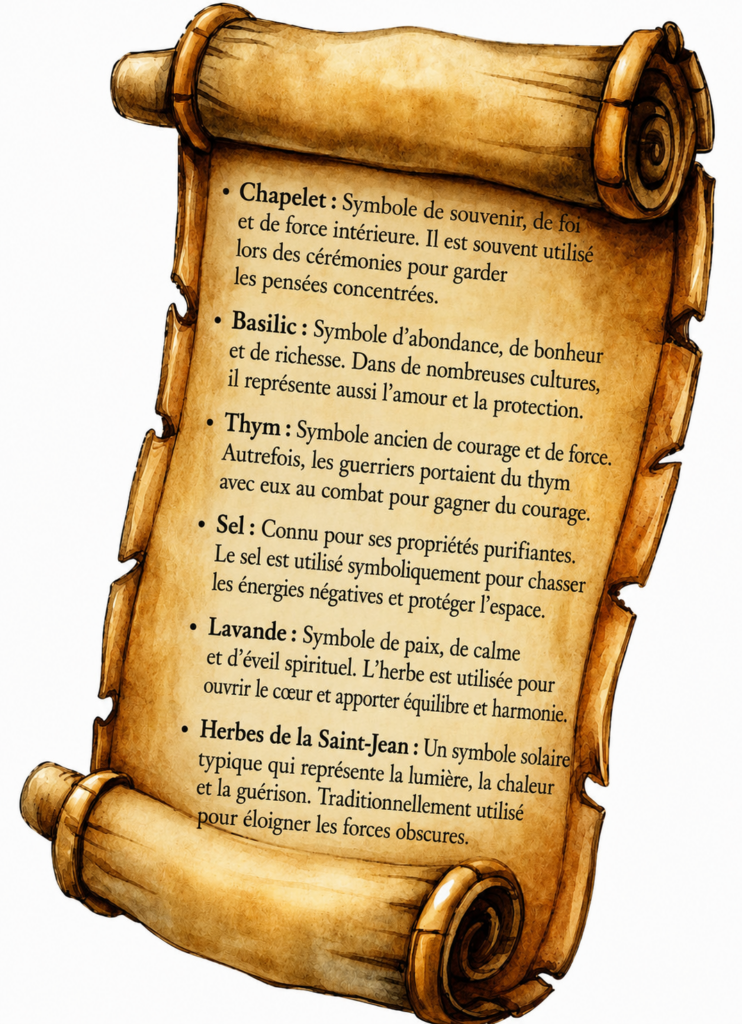 Parchemin aux herbes