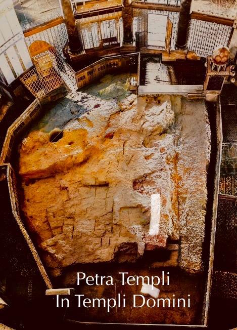 Petra Templi in Templo Domini – de rots van de Tempelberg in Jeruzalem