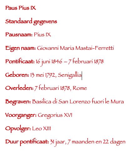 Paus Pius IX