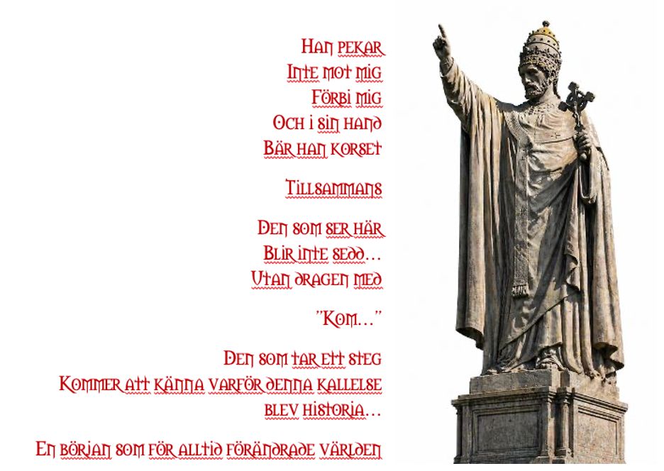 Paus Urbanus II och tekst