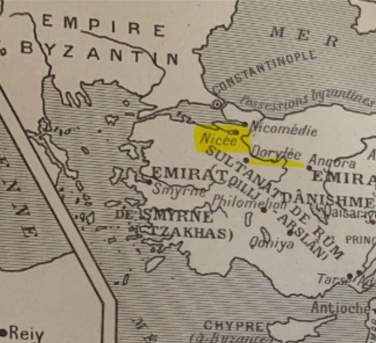 Mapa detallado de Bizancio