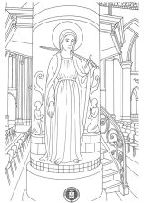 Kleurplaat-Sint-Lucya-van-Syracuse