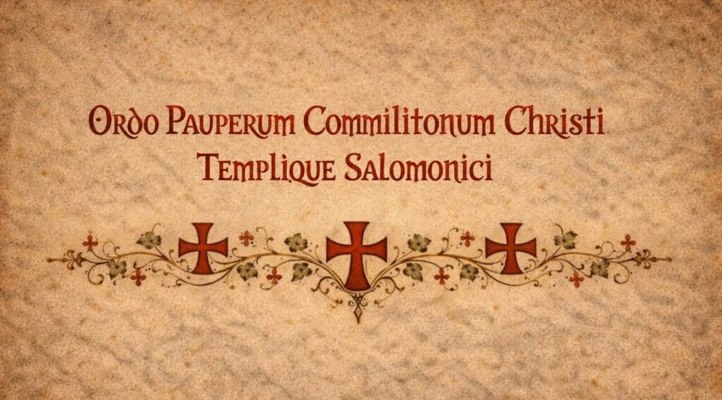 Ordo Pauperum Commilitonum Christi Templique Salomonici – de Latijnse naam van de Tempeliers